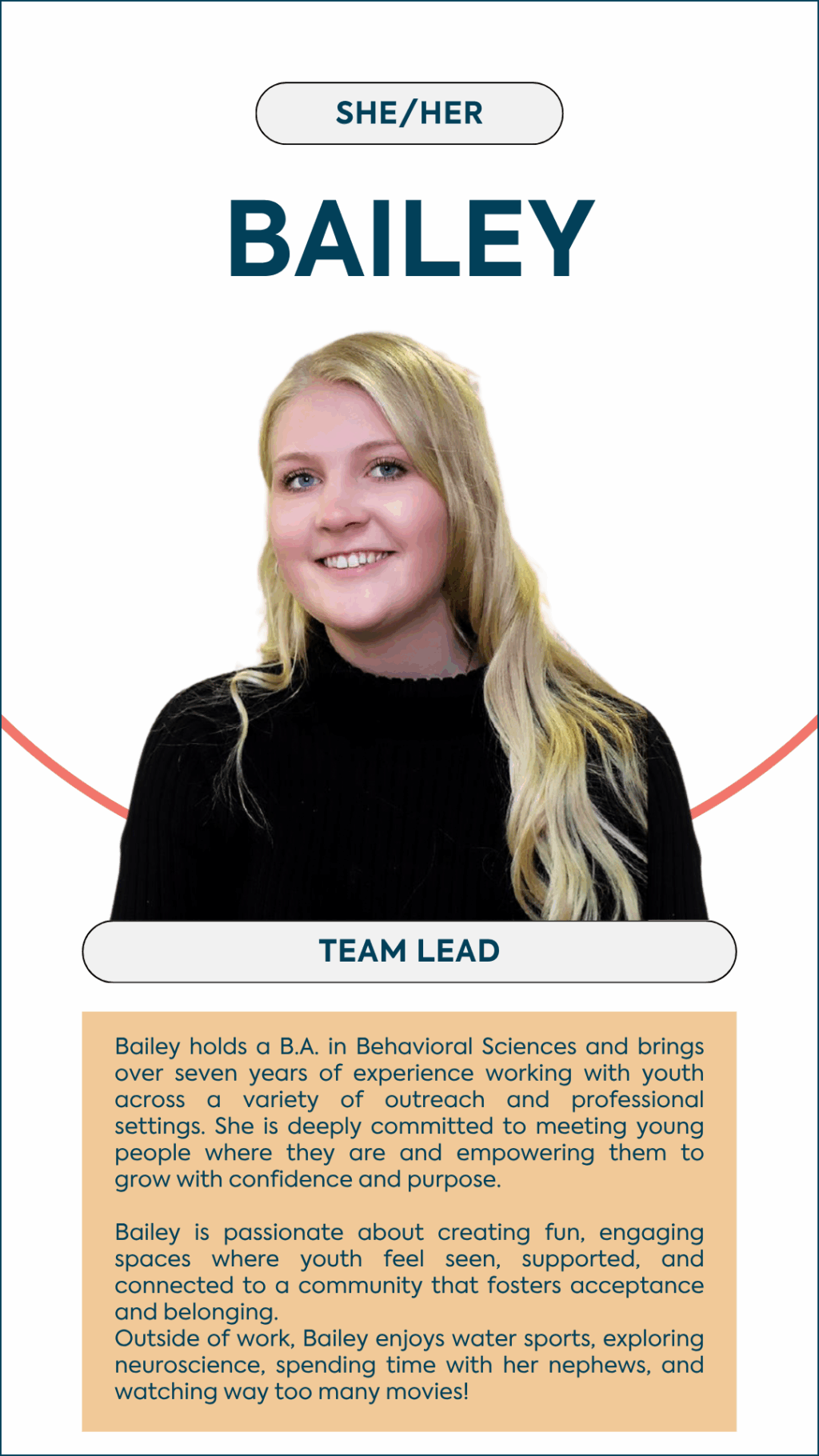 Bailey - Team Lead, Kickstand Fort Saskatchewan